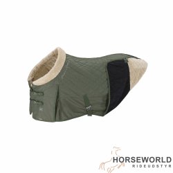 Eskadron Platinum Stalddkken m. Faux Fur - Ashgreen