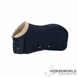 Eskadron Platinum Stalddkken m. Faux Fur - Navy