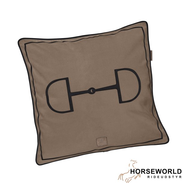 Eskadron Velvet Platinum Pude - Smoky Taupe/Black 