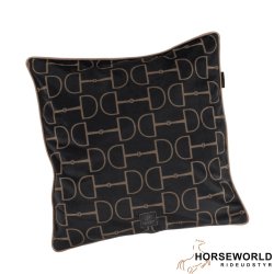 Eskadron Velvet Platinum Pude - Black/ Smoky Taupe 