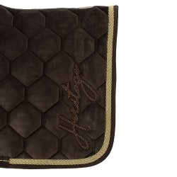 Heritage Velvet Underlag m. sten - Blackmocca