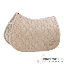 Eskadron Platinum Metallic Faux Leather Underlag - Tan Taupe