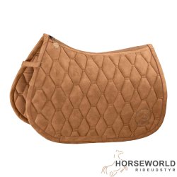 Eskadron Platinum Metallic Faux Leather Underlag - Cognac