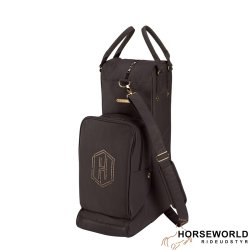 Eskadron Heritage Faux Leather Stvler &amp; Ridehjelm Taske - Black Truffle 