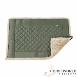 Eskadron Platinum Hundetppe Glossy Fauxfur 70x100cm - Ashgreen