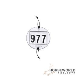 Eskadron Platinum Pure Stvnenummer Rund 2 stk - Hvid