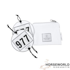 Eskadron Platinum Pure Stvnenummer Rund 2 stk - Hvid