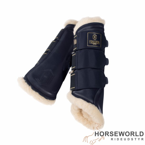 Eskadron Heritage Softslate Gamacher m. Faux Fur - Navy