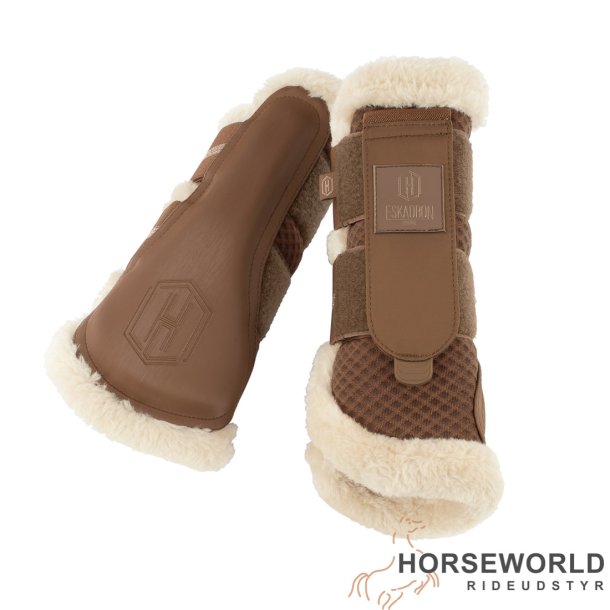 Eskadron Heritage Mesh Fauxfur Gamacher - Almond