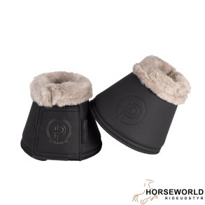 Eskadron Platinum Faux Fur Leather Klokker - Sort