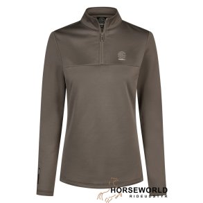 Eskadron Dynamic Half Zip Shirt - Powdertaupe