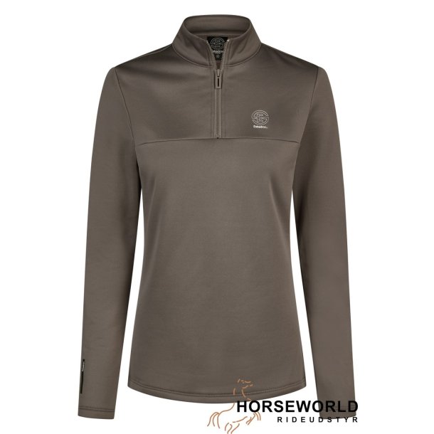 Eskadron Dynamic Half Zip Shirt - Powdertaupe