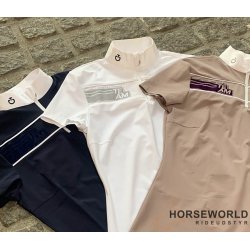 CT Daytona S/S Zip Polo - Navy