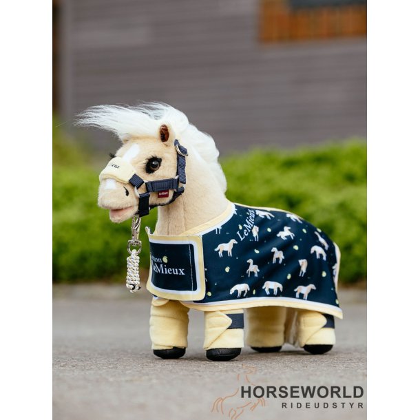 LeMieux Mini Toy Pony Lemon Print Fleecetppe - Navy 