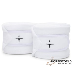 Trolle Projects Essential Fleece Bandager 2 stk. - Hvid