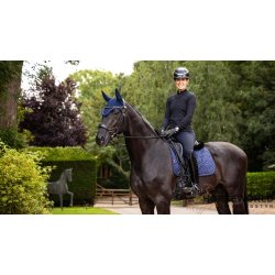 LeMieux Crystal Suede Dressur Underlag - Navy