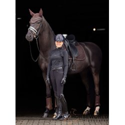 LeMieux Crystal Suede Dressur Underlag - Brun