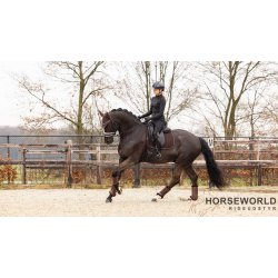 LeMieux Crystal Suede Dressur Underlag - Brun