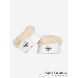 LeMieux Mini Toy Pony Dressur Klokke m. Pels - Hvid