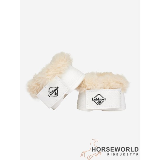 LeMieux Mini Toy Pony Dressur Klokke m. Pels - Hvid