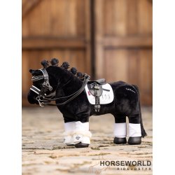 LeMieux Mini Toy Pony Dressur Klokke m. Pels - Hvid
