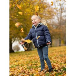 Lemieux Mini Megan Vendbar Puffer Jakke - Navy/Glacier Blue