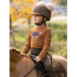 Lemieux Mini Jessie m. Hest L/S Bluse - Ginger