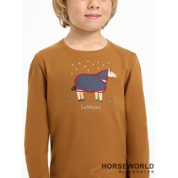 Lemieux Mini Jessie m. Hest L/S Bluse - Ginger