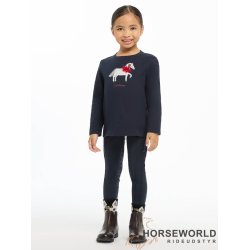 Lemieux Mini Jessie m. Hest L/S Bluse - Navy