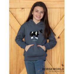 Lemieux Mini Romi Hoodie m. Hest - Petrol