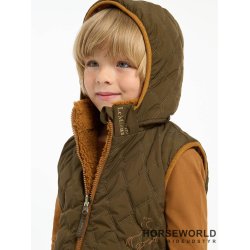Lemieux Mini Elsie Vest Vendbar m. Plys - Alpine Green