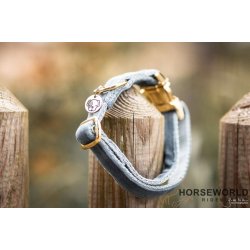 Kentucky Velvet Hundehalsbnd - Light Blue