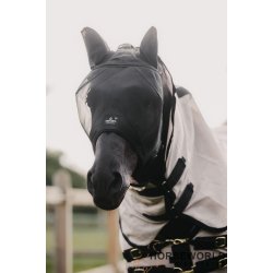 Kentucky Fly Mask Classic m. rer - Sort