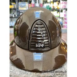 Kep Italia Cromo 2.0 Ridehjelm Polo Visor Diamond - Brun/Brun/Crystal Logo