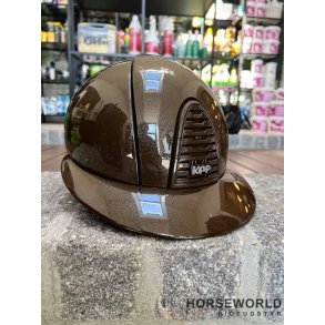 Kep Italia Cromo 2.0 Ridehjelm Polo Visor Diamond - Brun/Brun/Crystal Logo