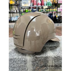 Kep Italia Cromo 2.0 Ridehjelm Polo Visor Diamond New Galassia Crystal - Taupe/Guld/Crystal Logo