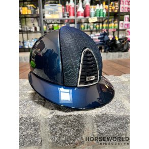 Kep Italia Cromo 2.0 Ridehjelm Polo Visor Shine Galassia - Bl/Slv