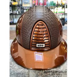 Kep Italia Cromo 2.0 Ridehjelm Polo Visor Metal Python - Bronze/Bronze  
