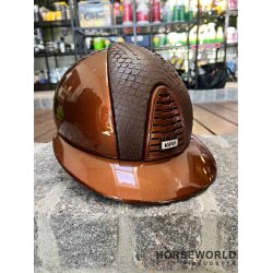 Kep Italia Cromo 2.0 Ridehjelm Polo Visor Metal Python - Bronze/Bronze  