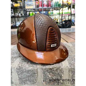 Kep Italia Cromo 2.0 Ridehjelm Polo Visor Metal Python - Bronze/Bronze  