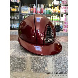 Kep Italia Cromo 2.0 Ridehjelm Polo Visor Metal - Bordeaux/Mirror Black