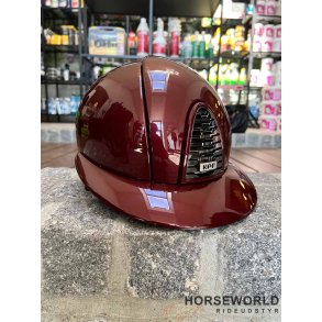 Kep Italia Cromo 2.0 Ridehjelm Polo Visor Metal - Bordeaux/Mirror Black