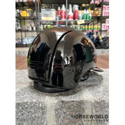 Kep Italia Cromo 2.0 Ridehjelm Polo Visor Polish Crystal - Sort/Slv