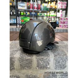 Kep Italia Cromo 2.0 Ridehjelm Polo Visor Polish Python Laminated Crystal - Gr/Slv