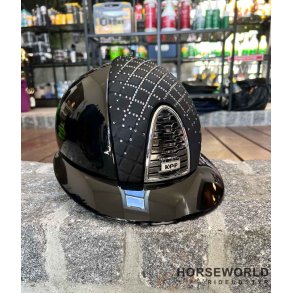  Polo Visor Polish Satin Street Crystals Silvernight Milano - Sort/Slv 