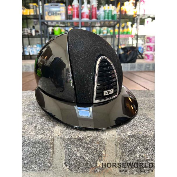 Kep Italia Cromo 2.0 Ridehjelm Polo Visor Shine Galassia - Sort/Slv 