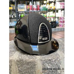 Kep Italia Cromo 2.0 Ridehjelm Polo Visor Shine Insert Star - Sort/Slv