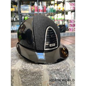 Kep Italia Cromo 2.0 Ridehjelm Polo Visor Shine Insert Star - Sort/Slv