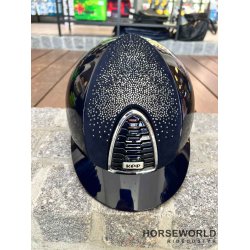 Kep Italia Cromo 2.0 Ridehjelm Standard Visor Polish Suede Blue Nuanced - Bl/Slv