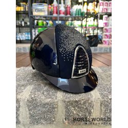 Kep Italia Cromo 2.0 Ridehjelm Standard Visor Polish Suede Blue Nuanced - Bl/Slv